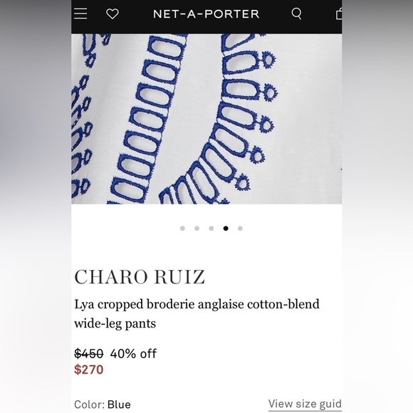 Charo Ruiz's cotton-blend 'Lya' beach pants NWT - Picture 6 of 10